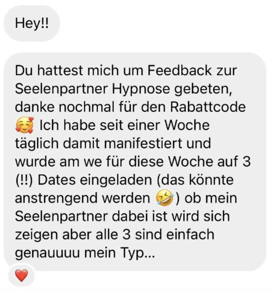 Selbsthypnose: Seelenpartner manifestieren [Audio]
