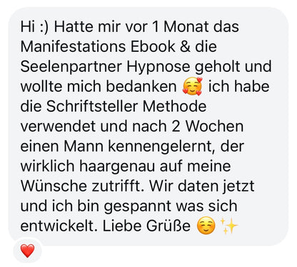 Selbsthypnose: Seelenpartner manifestieren [Audio]